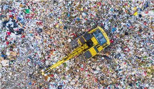 What are the main organic pollutants in landfill leachate?